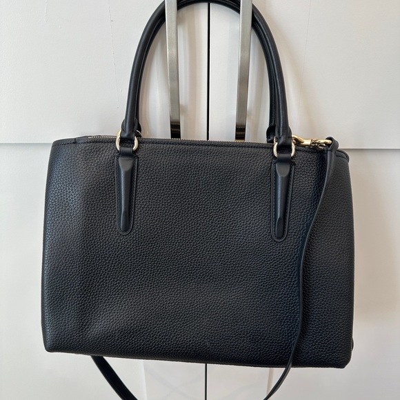 Black and Gold Coach bag, great for work or play! - Picture 6 of 9